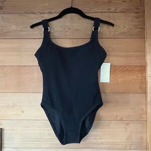 NWT Michael Kors Classic Logo Ring One-Piece Swimsuit